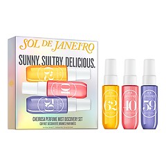 Sunny.Sultry.Delicious. Cheirosa Perfume Mist Set - Set de spray-uri parfumate, Sol de Janeiro