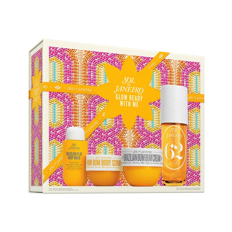 Glow Ready With Me - Zestaw do pielęgnacji ciała Brazilian Bum Bum