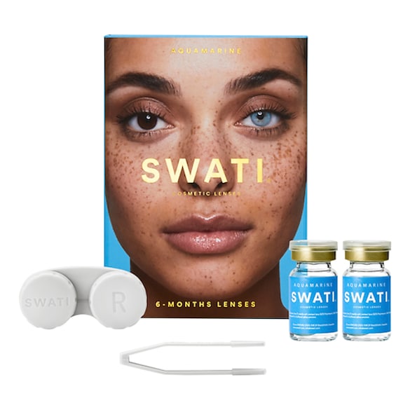 6 Month Cosmetic Lenses - Aquamarine, SWATI COSMETICS