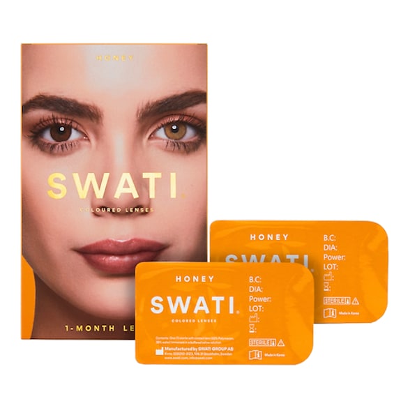 1 Month Lenses - Honey, SWATI COSMETICS