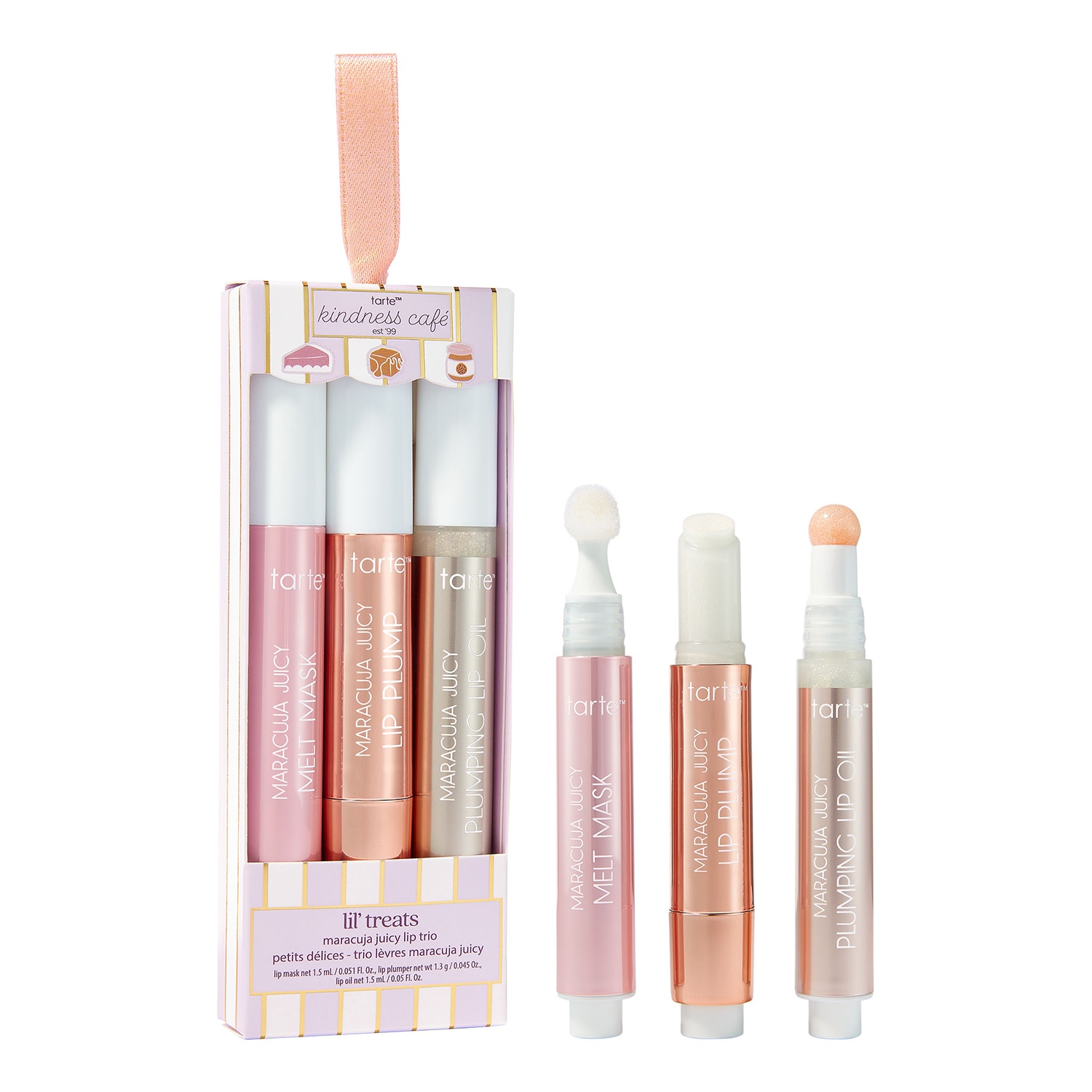 Lip Cream / CD4枚セット Lil' Treats Maracuja Juicy Lip Trio - Set de machiaj pentru buze