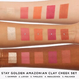 Stay Golden Amazonian Clay Cheek Set - Sæt med blush