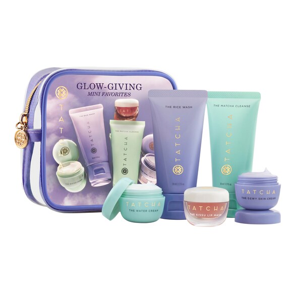 Tatcha - Glow Giving Mini Favourites - Cofanetto Scoperta - set 2025 Glow-giving Mini Favorites - Donna