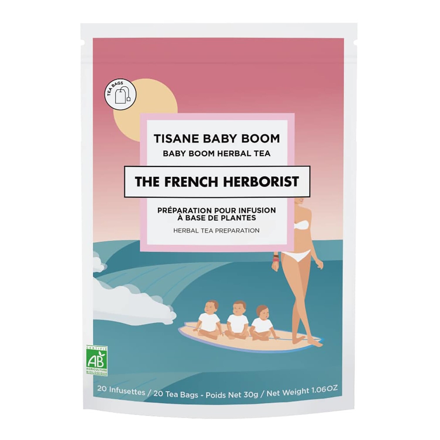 THE FRENCH HERBORIST - Baby Boom Herbal Tea - Bylinný čaj
