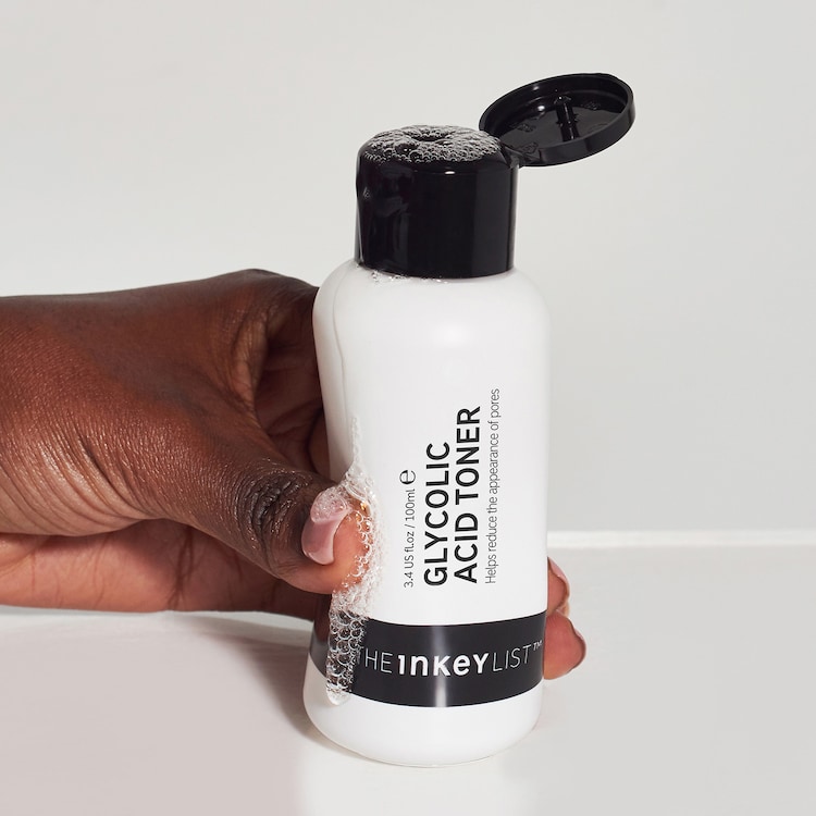 Tónico esfoliante com ácido glicólico