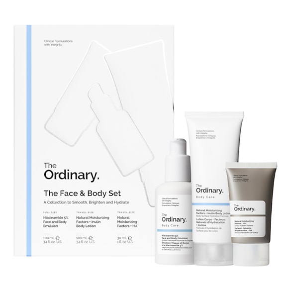 Le Set Visage & Corps - Estuche cuidado facial y corporal, The Ordinary
