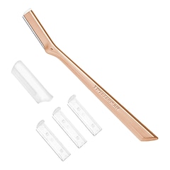 Facial Razor - Gesichtshaarrasierer, Rose Gold, TWEEZERMAN
