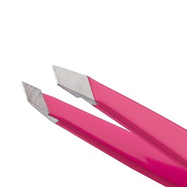 Mini Slant Pincett - Slant Mini Pincett, Neonrosa