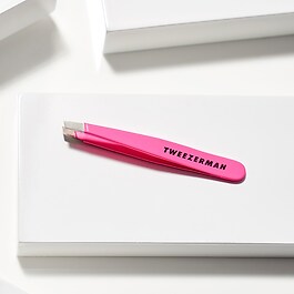 Mini Slant Pincett - Slant Mini Pincett, Neonrosa