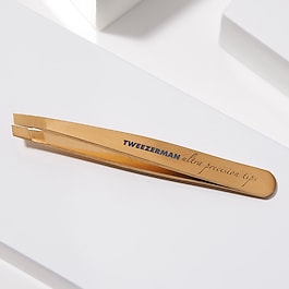 Ultra Precision Mini Slant Tweezer - Slant Mini Tweezer, guld