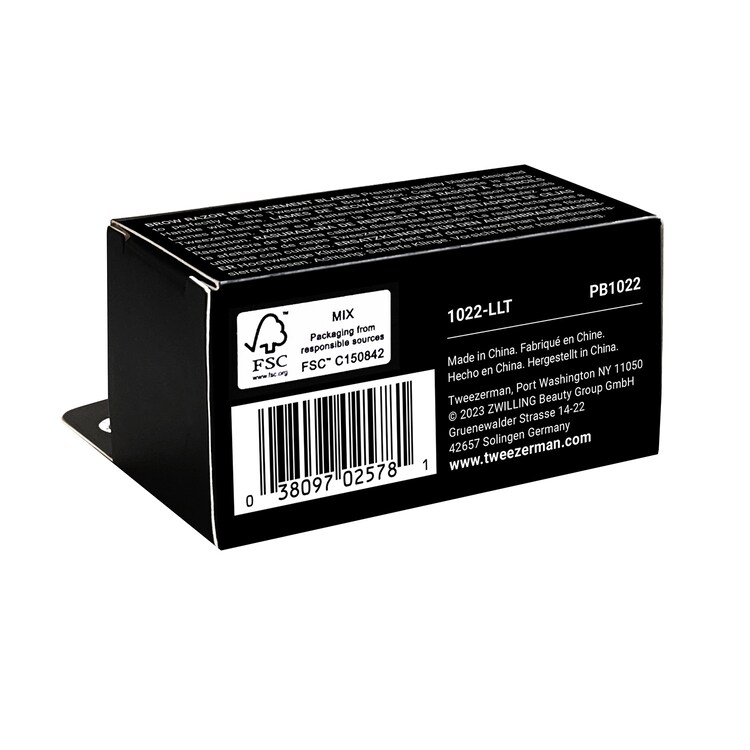 Brow Razor - Øjenbrynsbarbermaskine, udskiftelige blade