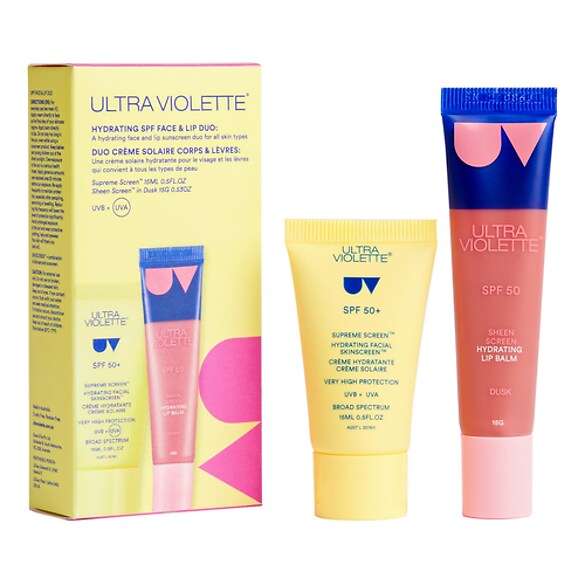 Hydrating SPF Face & Lip Duo Skincare Set, Ultra Violette