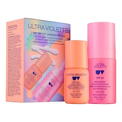 Set di due protezioni SPF luminose e leggere - Kit protezione solare, ULTRA VIOLETTE