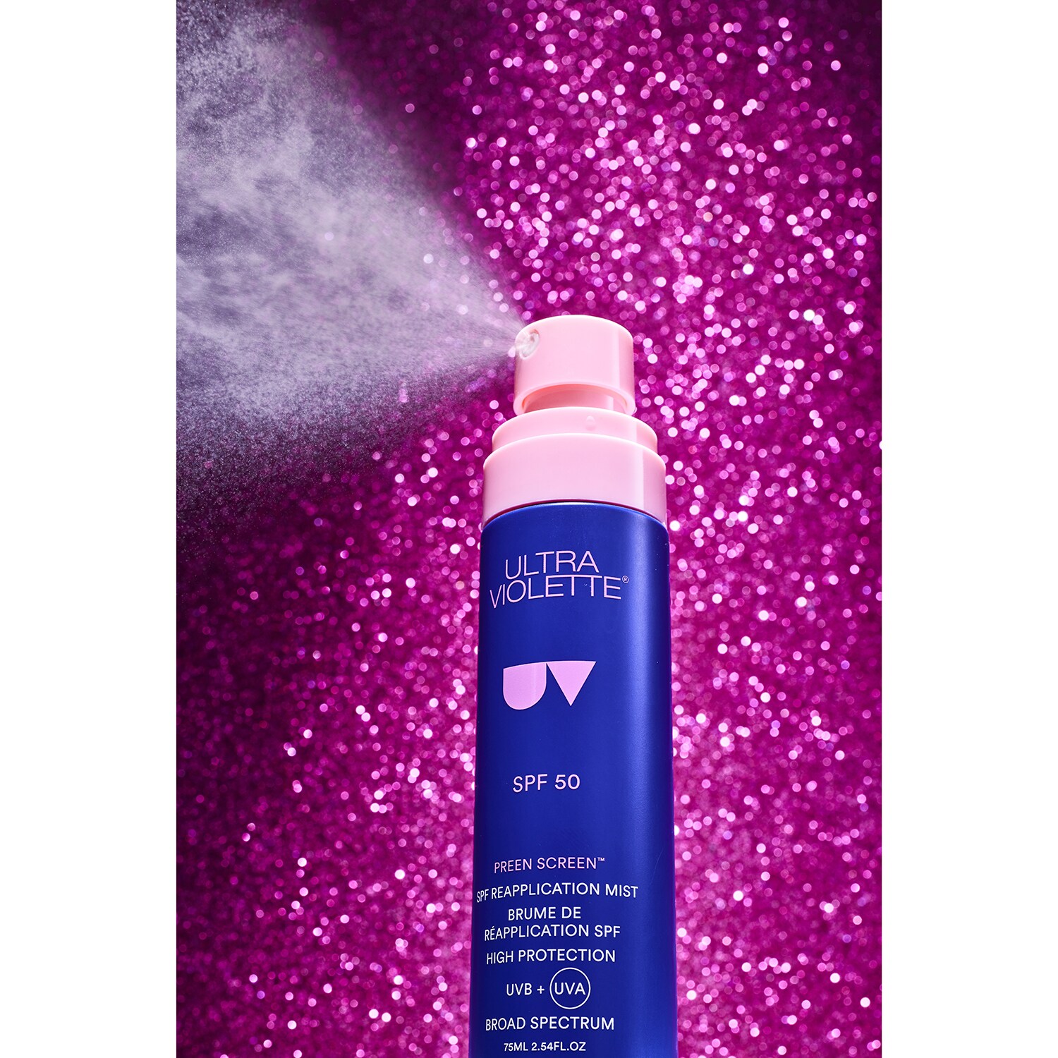 Preen Screen SPF50 - Spray solare per il viso di ULTRA VIOLETTE ≡ SEPHORA