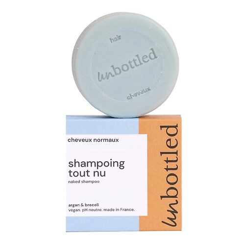 Unbottled Unbottled - Naked Solid Shampoo - Solid shampoo for normal hair