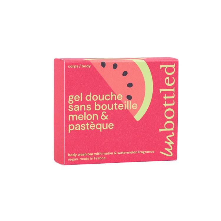 Gel Douche Sans Bouteille - Melón y sandía