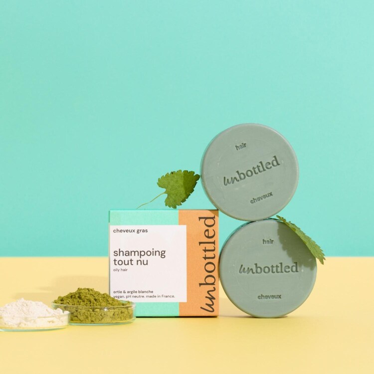 Shampoing Tout Nu - Champú sólido para cabello graso