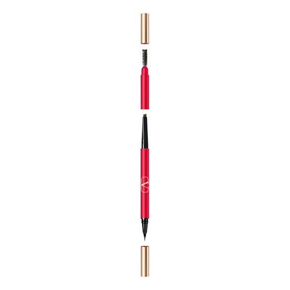 Brow Trio - Pisak do brwi z 3 końcówkami - liner, kredka i szczoteczka, VALENTINO MAKE UP