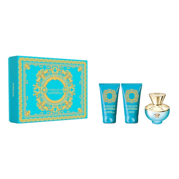 VERSACE Dylan Turquoise - coffret cadeau Eau de Toilette et Soins Parfumés, VERSACE