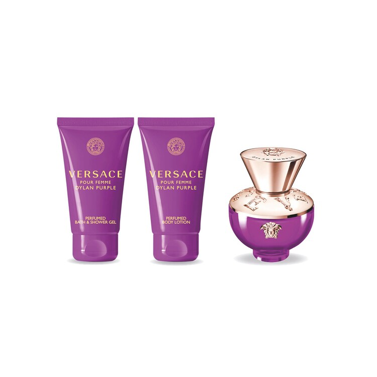 VERSACE Dylan Purple - coffret cadeau Eau de Parfum et Soins Parfumés