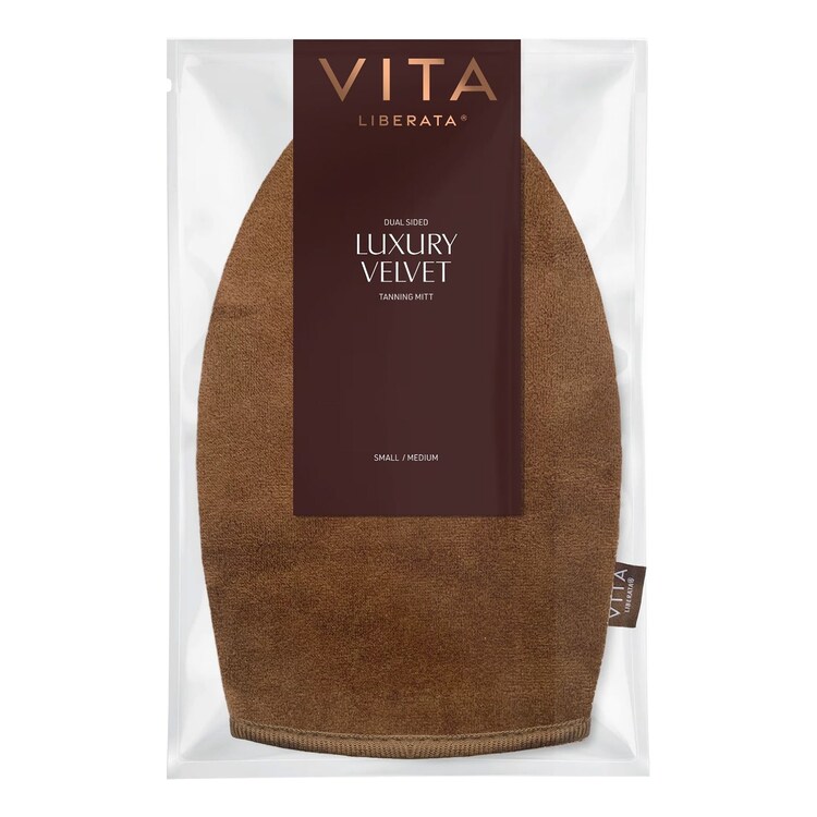 Dual Sided Luxury Velvet Tanning Mitt - Aplicator pentru produsele autobronzante