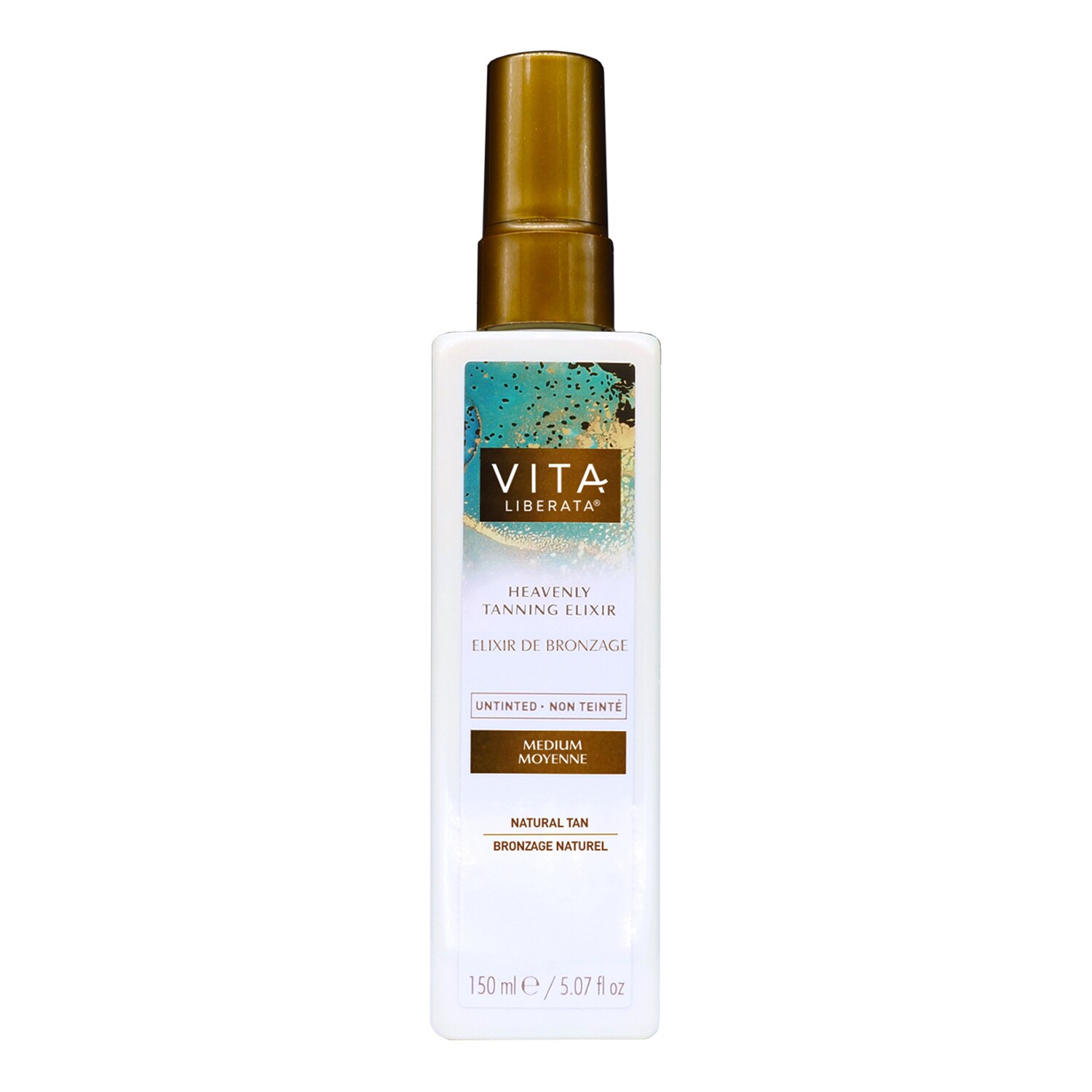 VITA LIBERATA - Heavenly Elixir - Nebarvený opalovací elixír