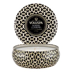 Maison Noir Ambre Lumiere 3 Wick Tin Candle - Świeca , VOLUSPA