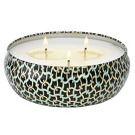 Maison Noir French Linen 3 Wick Tin Candle - Świeca 