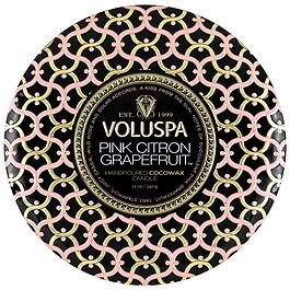 Maison Noir Pink Citron 3 Wick Tin Candle - Świeca 