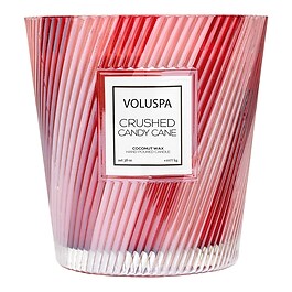 Holiday Crushed Candy Cane 3 Wick Candle - Świeca 