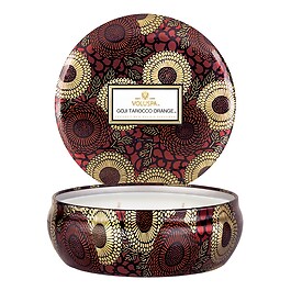 Japonica Goji Tarocco Orange 3 Wick Tin Candle - Świeca