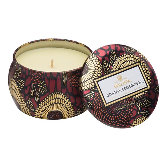 Japonica Goji Tarocco Orange Mini Tin Candle - Świeca, VOLUSPA