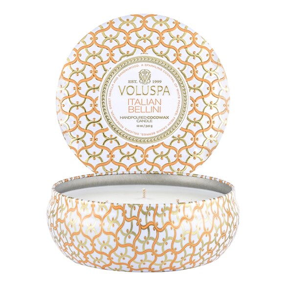Maison Blanc Italian Bellini 3 Wick Tin Candle - Svíčka, VOLUSPA