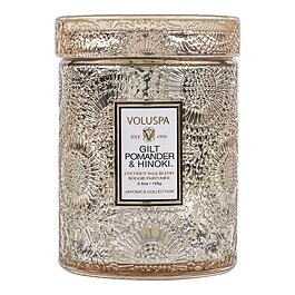 Japonica Gilt Pomander & Hinoki Small Jar Candle - Świeca 