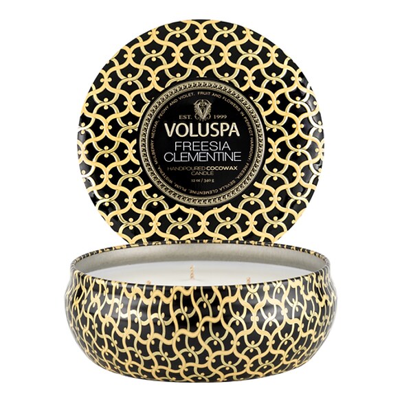 Maison Noir Freesia Clementine 3 Wick Tin Candle - Świeca , VOLUSPA