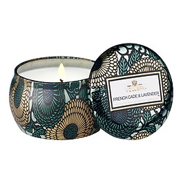 Japonica French Cade Lavender Mini Tin Candle - Świeca