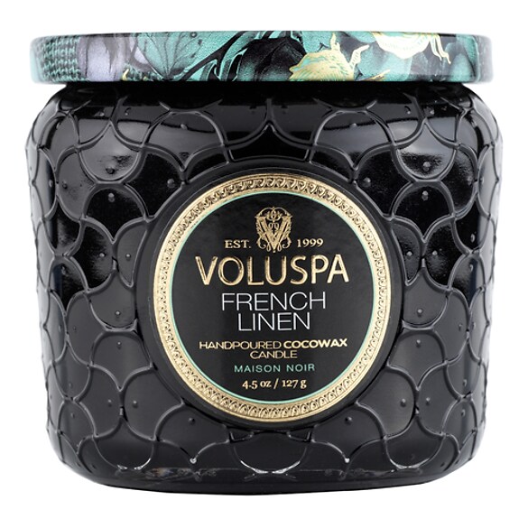 Maison Noir French Linen Petite Jar Candle - Świeca , VOLUSPA