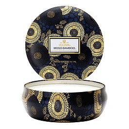 Japonica Moso Bamboo 3 Wick Tin Candle - Świeca 