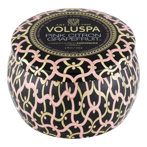 Maison Noir Pink Citron Mini Tin Candle - Świeca , VOLUSPA