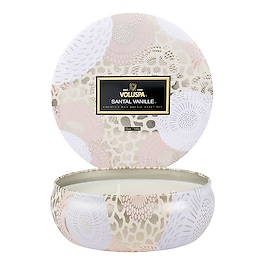 Japonica Santal Vanille 3 Wick Tin Candle - Świeca 