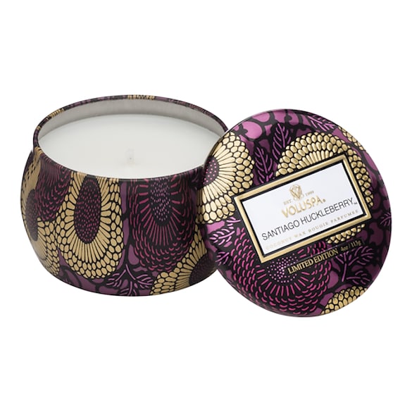 Japonica Santiago Huckleberry Mini Tin Candle - Świeca, VOLUSPA