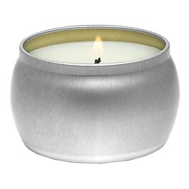 Vermeil Silver Birch Peppercorn Mini Tin Candle - Świeca 