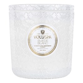 Maison Blanc Suede Blanc Luxe Candle - Świeca 