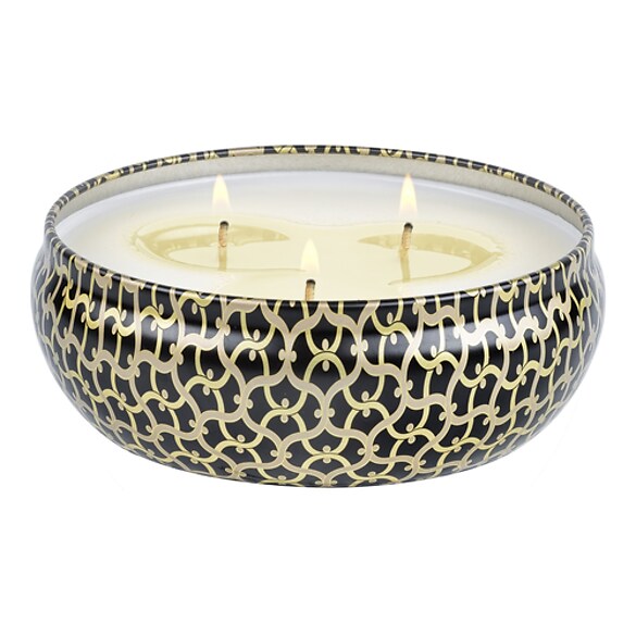 Maison Noir Suede Noir 3 Wick Tin Candle - Świeca , VOLUSPA