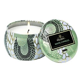 Japonica White Cypress Mini Tin Candle - Świeca 
