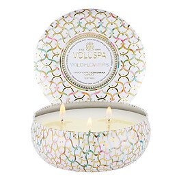 Maison Blanc Wildflowers 3 Wick Tin Candle - Świeca 