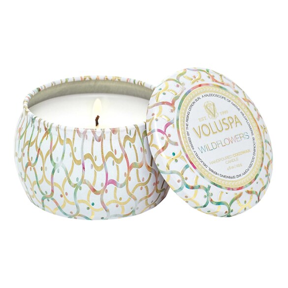 Maison Blanc Wildflowers Mini Tin Candle - Świeca , VOLUSPA