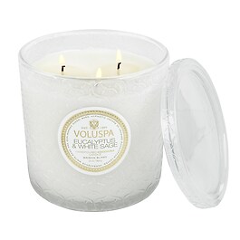 Maison Blanc Eucalyptus & White Sage Luxe Jar Candle - Świeca 