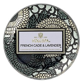 Japonica French Cade Lavender Mini Tin Candle - Świeca