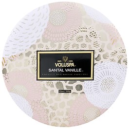 Japonica Santal Vanille 3 Wick Tin Candle - Świeca 